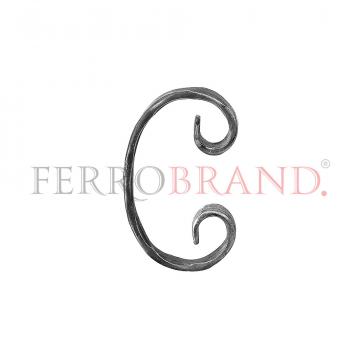 Element decorativ fier forjat C 130x80 mm / Ferrobrand