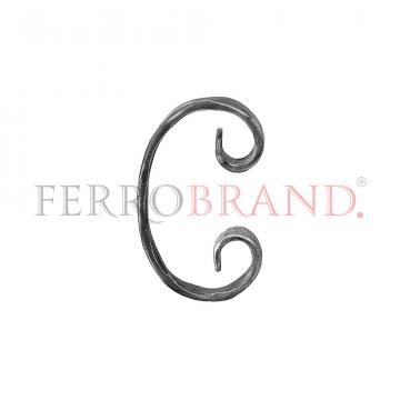 Element decorativ fier forjat C 130x80 mm