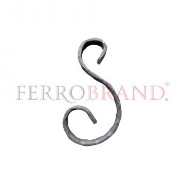 Element decorativ fier forjat S 160x70 mm / Ferrobrand