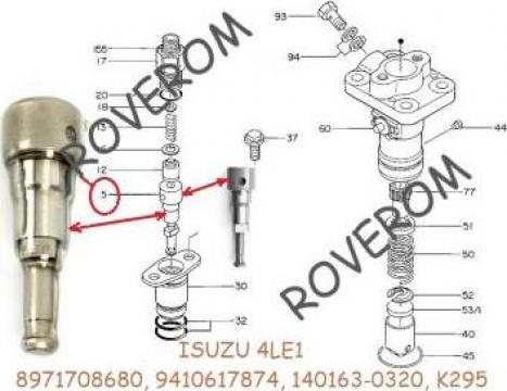 Element pompa injectie Isuzu 4LE1 (K295), Hitachi, Hyundai