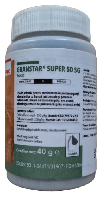 Erbicid pentru grau Granstar Super 40g