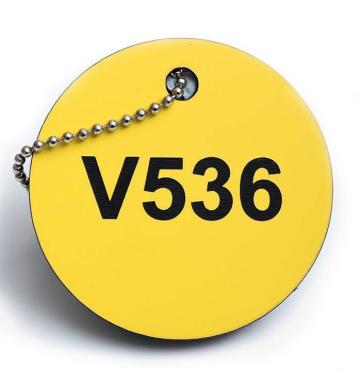 Etichete de disc cu supapa personalizate