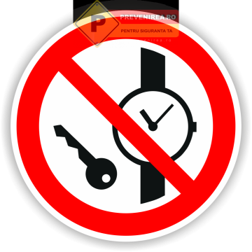 Etichete pentru interzicerea obiectelor metalice
