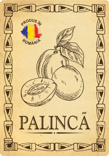 Etichete sticle personalizate, Palinca, 100x70 mm