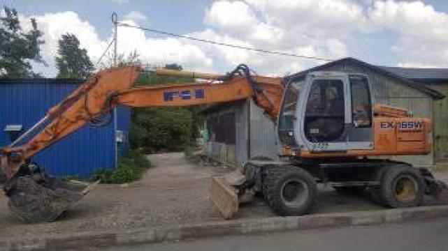 Excavator pe roti 18t si buldoexcavator 8.6t