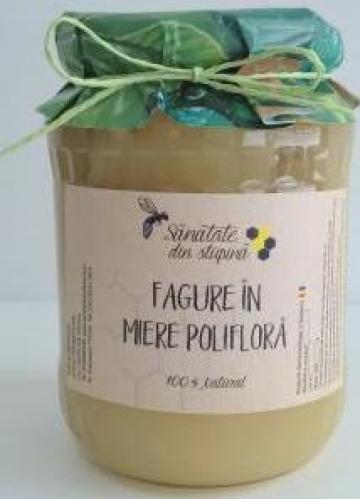 Fagure in miere poliglora 960 gr, forma cristalizata