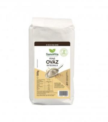 Faina integrala de ovaz SanoVita 500g