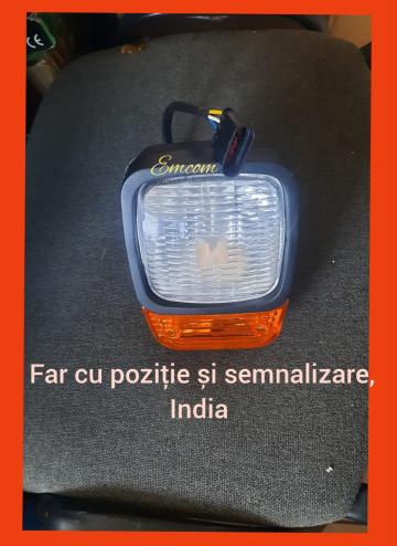 Far tractor cu pozitie si semnalizare 12V -24V