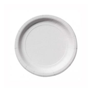 Farfurii carton albe 23cm (50buc)