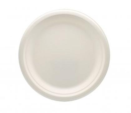 Farfurii plate biodegradabile Oti Green, 22.5 cm, 50 bucati