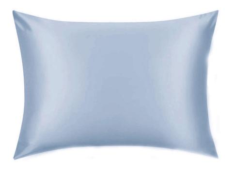 Fata de perna matase naturala Mulberry, blue, 50x70 cm