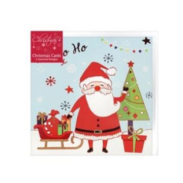 Felicitare medie Craciun - Ho Ho Ho