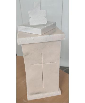 Felinar funerar marmura FFM1