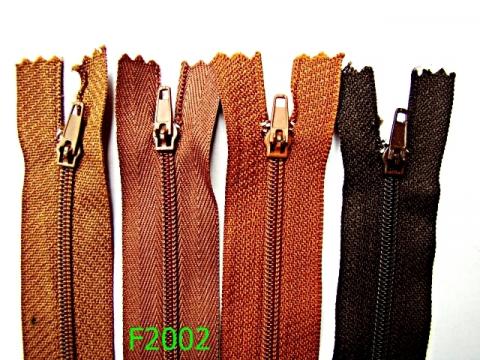 Fermoar 20 cm pt interior 200 mm maron F2002