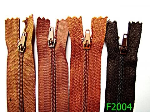 Fermoar 20 cm pt interior 200 mm maron inchis F2004