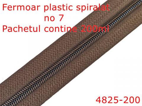 Fermoar plastic spiralat pentru confectii 4825 200