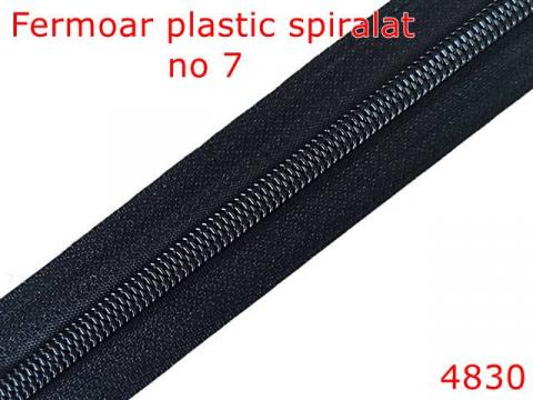 Fermoar plastic spiralat pentru confectii 4830