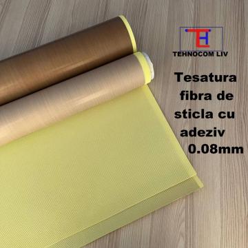 Fibra sticla PTFE cu lipici g0.08x1000mm