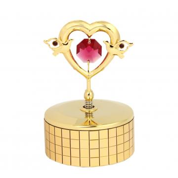 Figurina Love Story with Swarovski Music Box