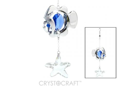 Figurina Pestisor cu cristale Swarovski