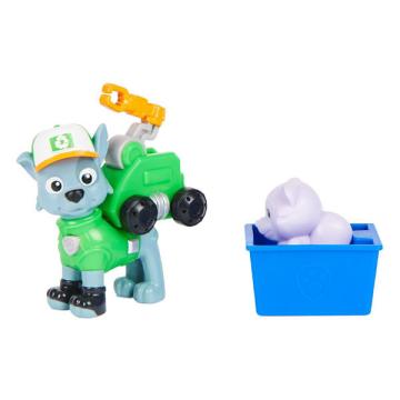 Figurina jucarie Paw Patrol, Rocky Hero Pup