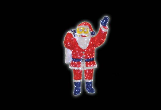 Figurina luminoasa Mos Craciun 1.8M, EB740263
