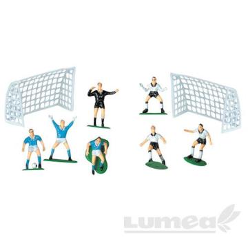 Figurine tort fotbalisti din plastic, 9 buc - deKora