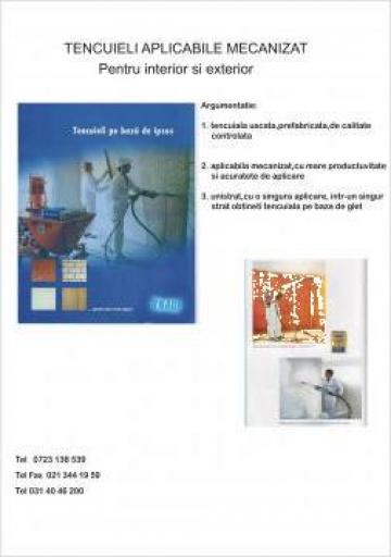 Finisaje mecanizate-tencuieli, glet, sape, zugraveli