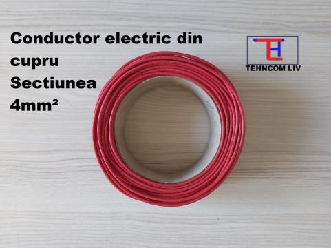 Fir conductor electric din cupru 4mm