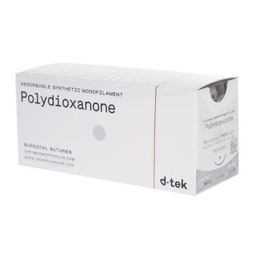 Fir sutura D-tek, Polydioxanona cu ac - 12 buc
