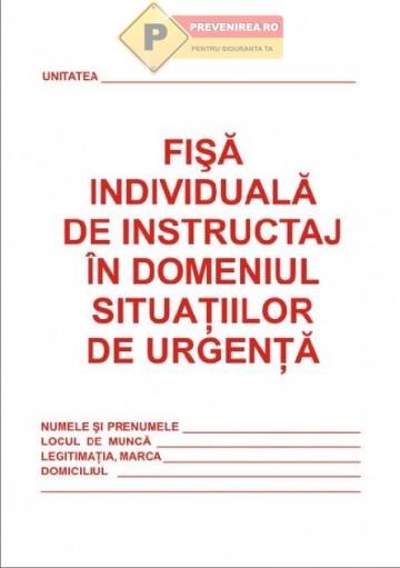 Fisa individuala de instructaj pentru PSI