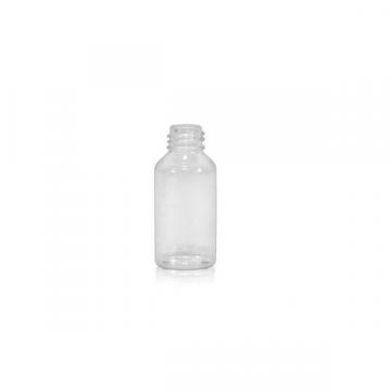 Flacoane 50ml, pet transparent, rotunde, F28mm