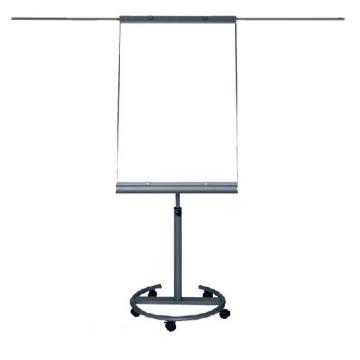 Flipchart magnetic mobil cu brate 70x100 cm, Visual