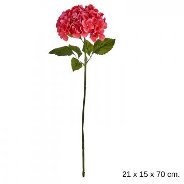 Floare artificiala hortensie 21 x 15 x 70 cm