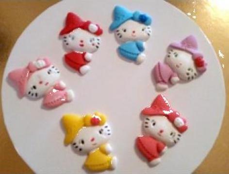 Flori din martipan Hello Kitty