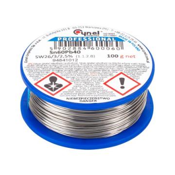 Fludor Cynel N60PB40 1mm, 100gr