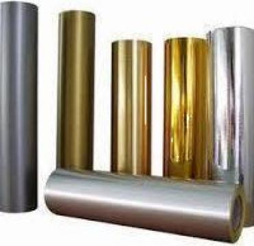 Folie pet transparent, metalizat, colorat