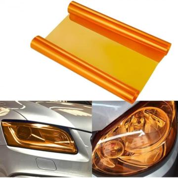 Folie protectie faruri stopuri auto - Orange