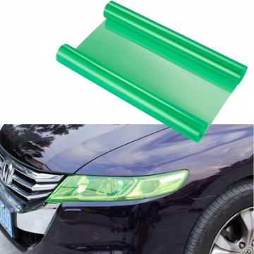 Folie protectie faruri stopuri auto - verde (pret m liniar)