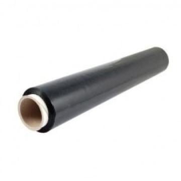 Folie stretch neagra 23 microni 1.3kg, materie virgina
