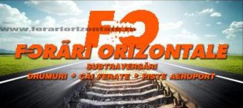 Foraje - forari orizontale, subtraversare sosea