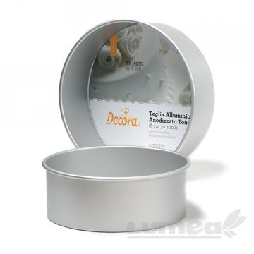 Forma de copt din aluminiu rotund, 10x10 cm - Decora