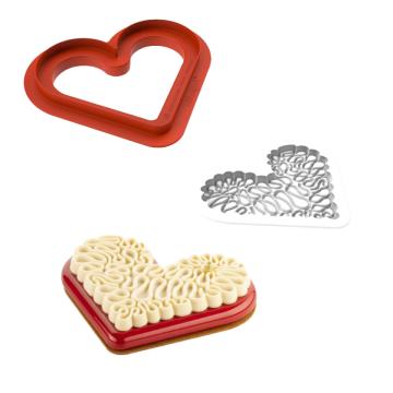 Forma silicon Level Hearts - SilikoMart
