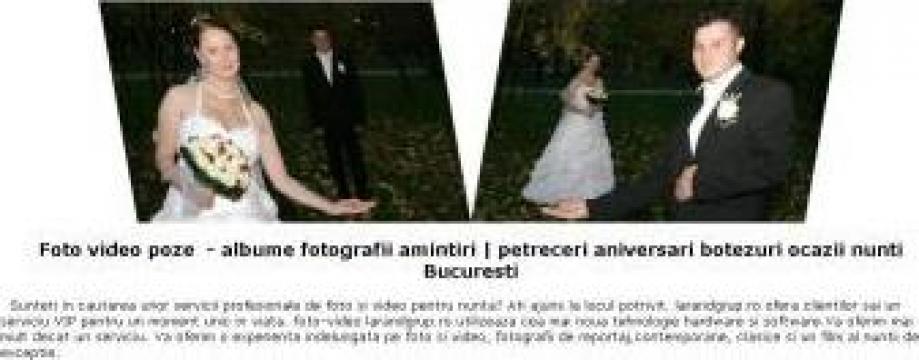 Foto si video nunti, aniversari, botezuri