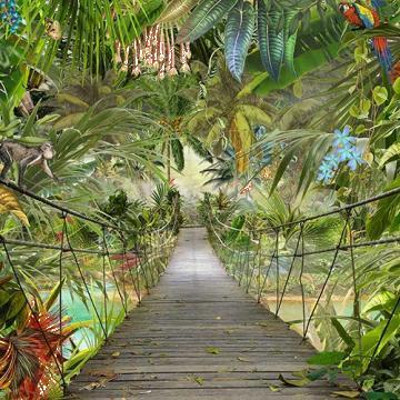 Fototapet 3D Wild Bridge 368 cm x 254 cm