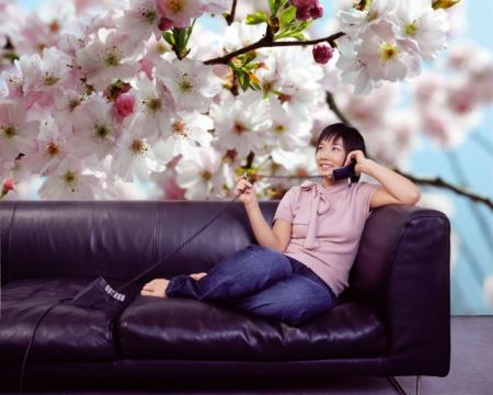 Fototapet floral Primavara