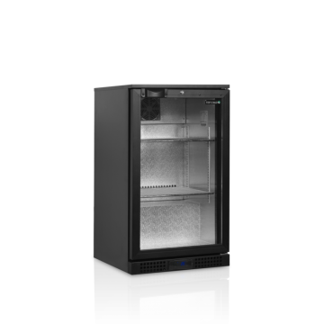 Frigider de bar cu o usa Tefcold, doua rafturi, negru