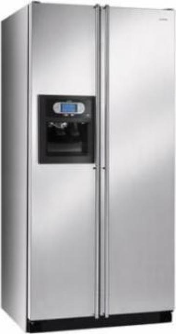 Frigider side by side, carcasa inox