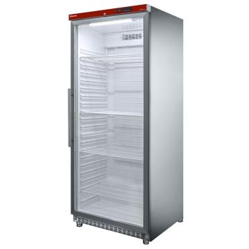 Frigider ventilat GN 2/1, usa de sticla, 600 litri
