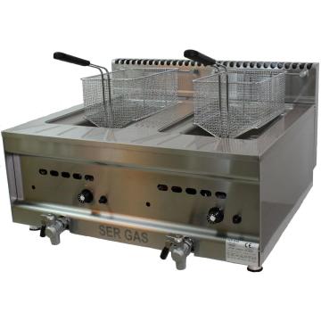 Friteuza gaz dubla 2 x 10l GF20